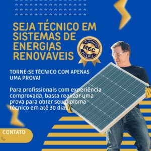 TÉCNICO EM SISTEMAS DE ENERGIAS RENOVAVEIS
