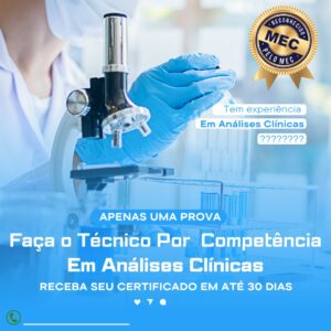 TÉCNICO POR COMPETÊNCIA EM ANÁLISES CLINICAS