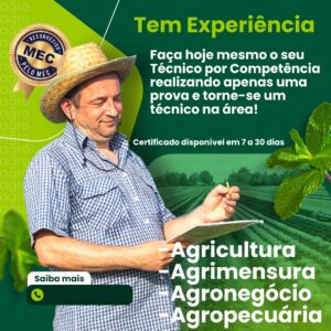 TECNICO POR COMPETÊNCIA AGRONEGÓCIO