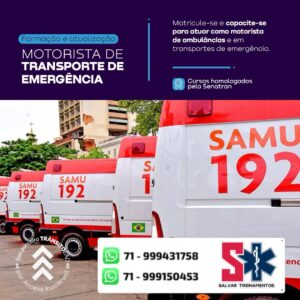 FORMAÇÃO PARA CONDUTORES DE VEÍCULOS DE TRANSPORTE  DE EMERGÊNCIA — CETVE